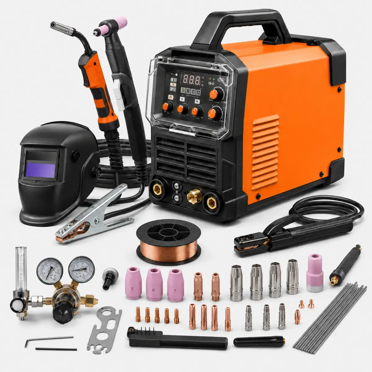 ARCONIX 8-in-1 welder with complete kit included